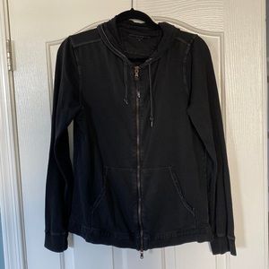 John Varvatos black hoodie EUC